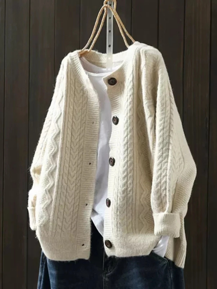 Patricia Knit Cable Cardigan