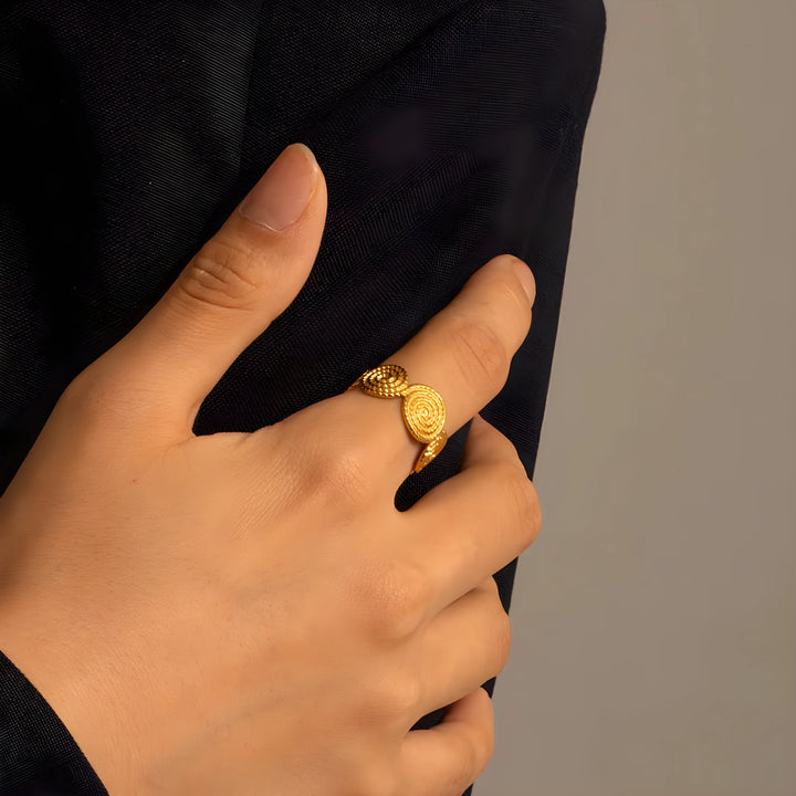 Alix – Bague spirale réglable