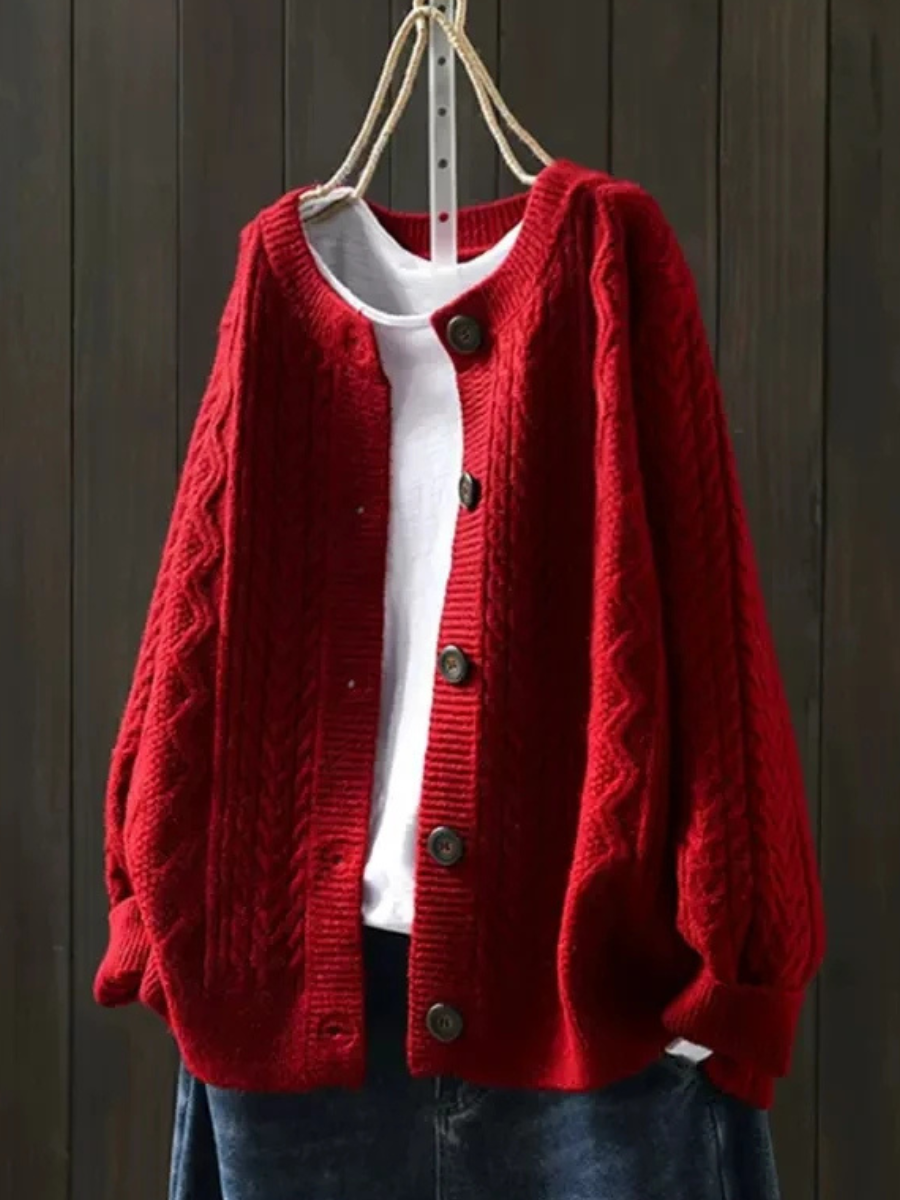 Patricia Knit Cable Cardigan