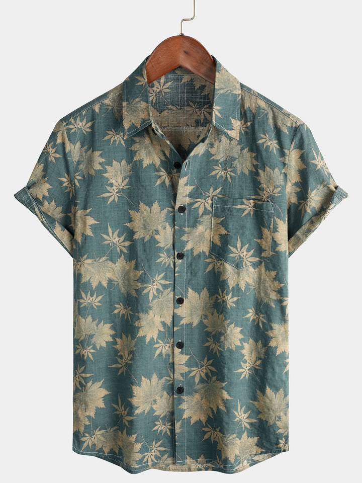 Hawaiian Cotton Short Sleeve Shirt