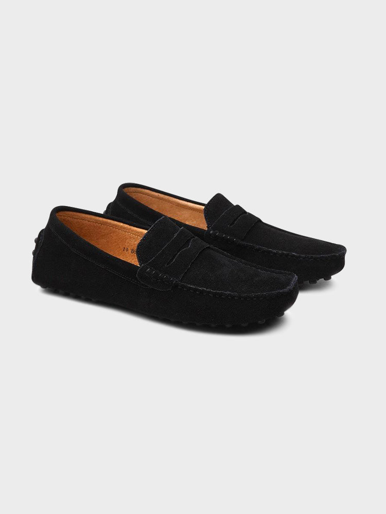 Suede Loafers