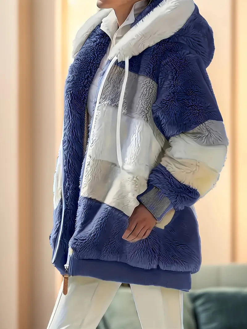 Alexa | Winter Cardigan with Hood and Zipper