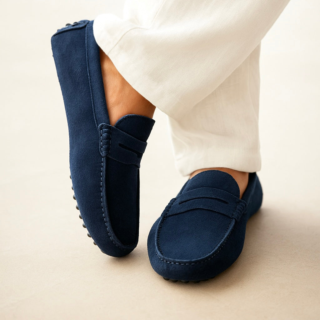 Suede Loafers