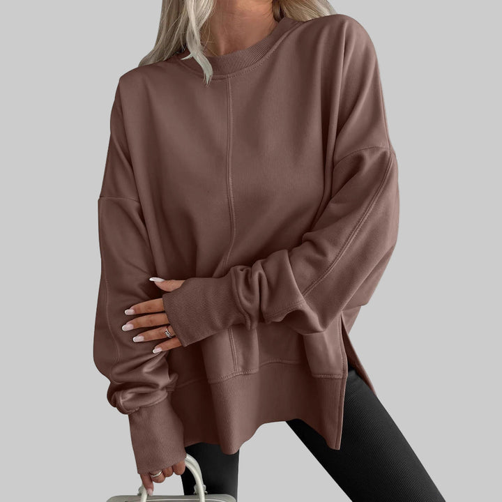 Nancy - Comfy Oversized Long Sleeve Sweatshirt