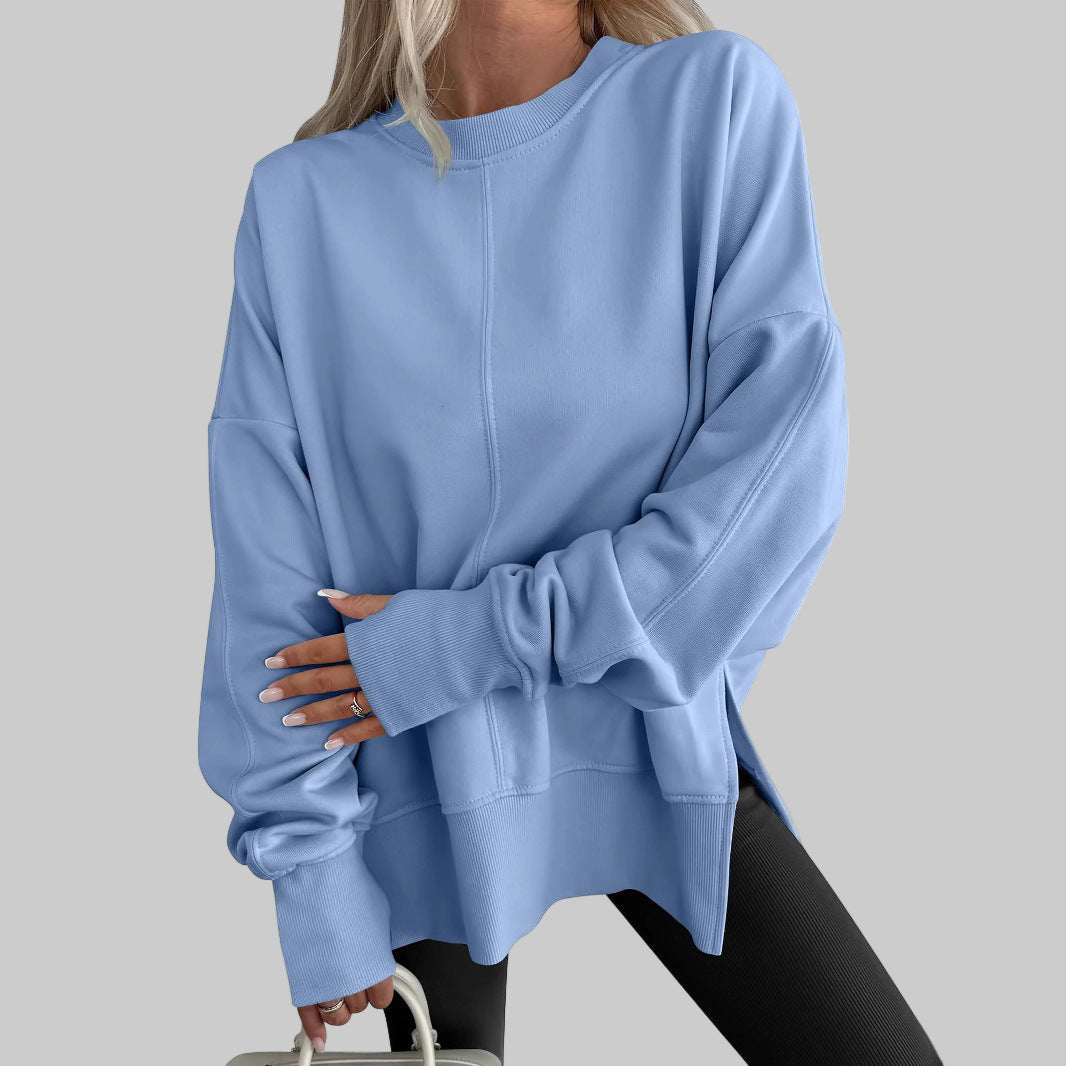 Nancy - Comfy Oversized Long Sleeve Sweatshirt