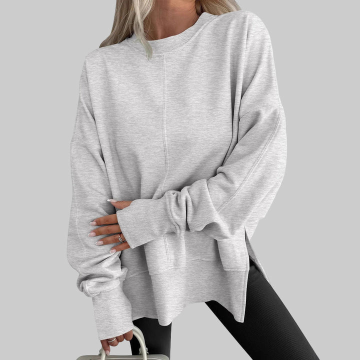 Nancy - Comfy Oversized Long Sleeve Sweatshirt