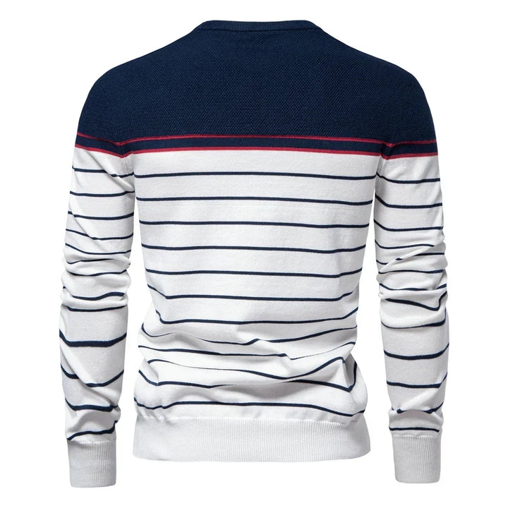 Men's Stripe Pattern Sweater