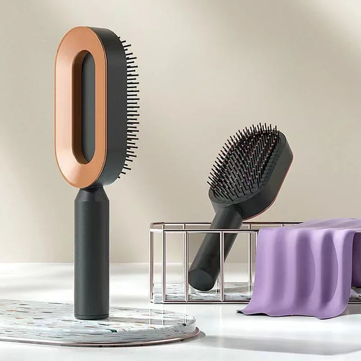 Ivory Saige | Self-Cleaning Hair Brush