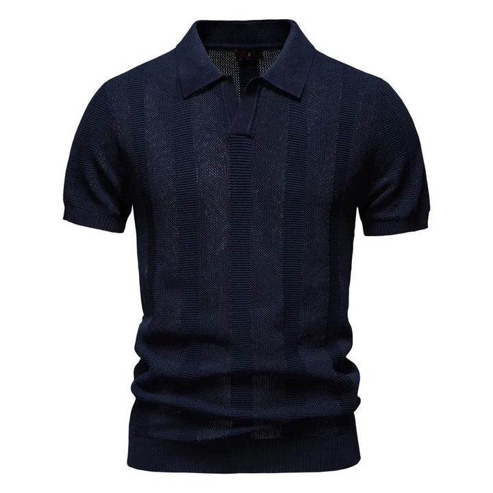 Sorin | Striped Cotton Polo