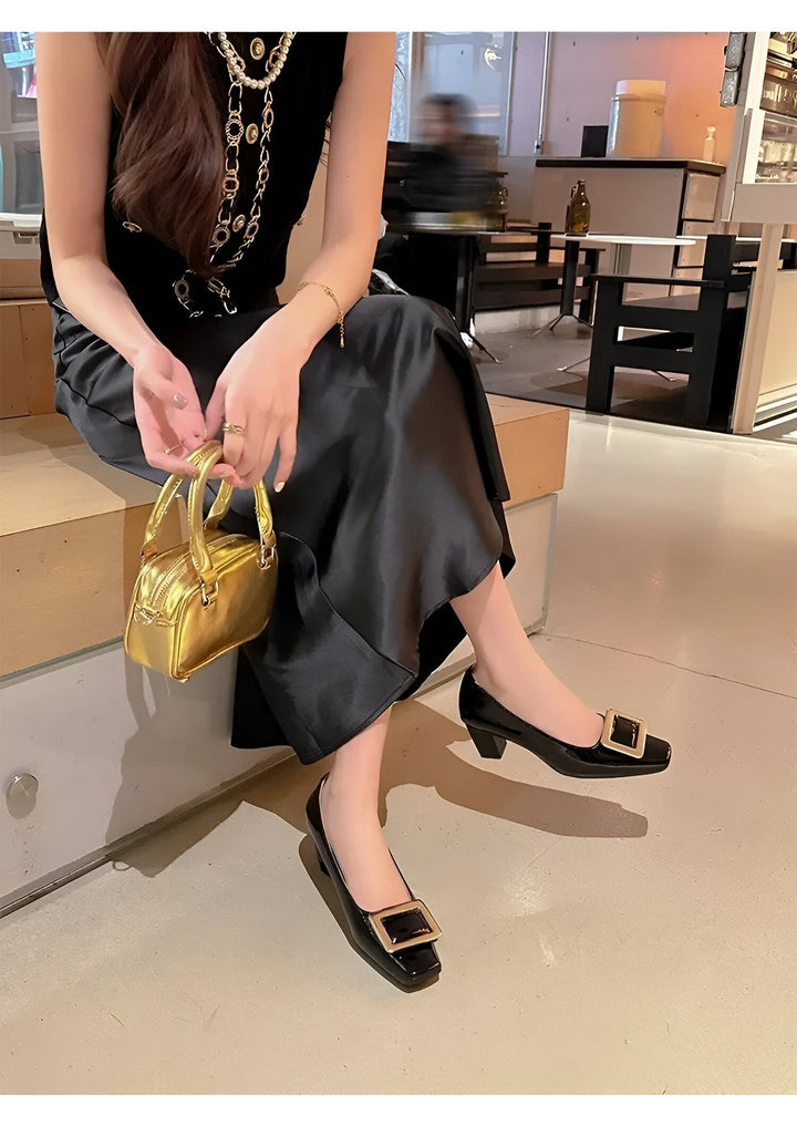 Capucine – Metallic Heeled Shoes