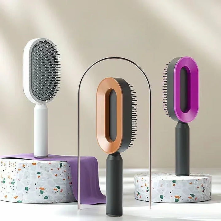 Ivory Saige | Self-Cleaning Hair Brush