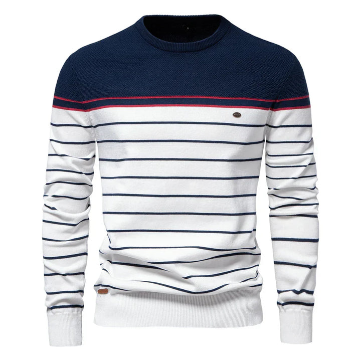 Men's Stripe Pattern Sweater