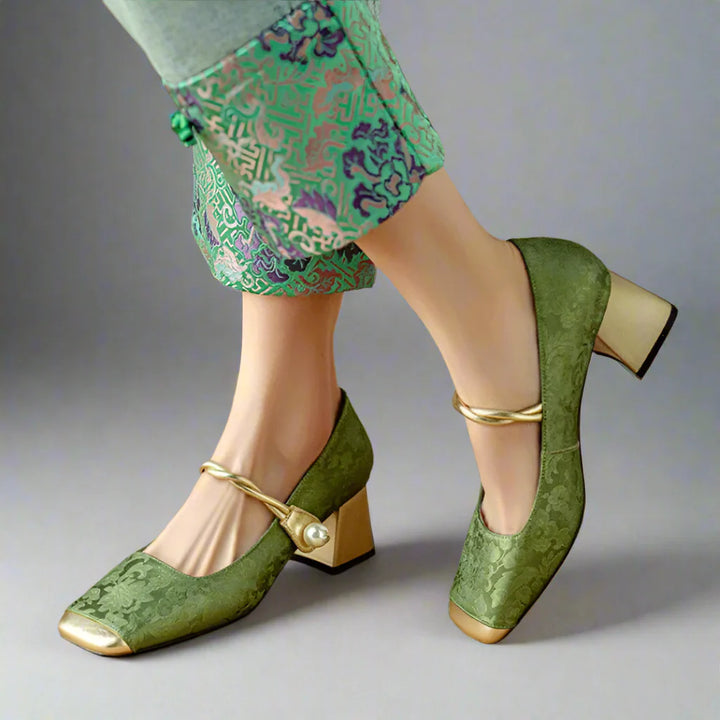 FLORENTINA VINTAGE BLOCK HEELS