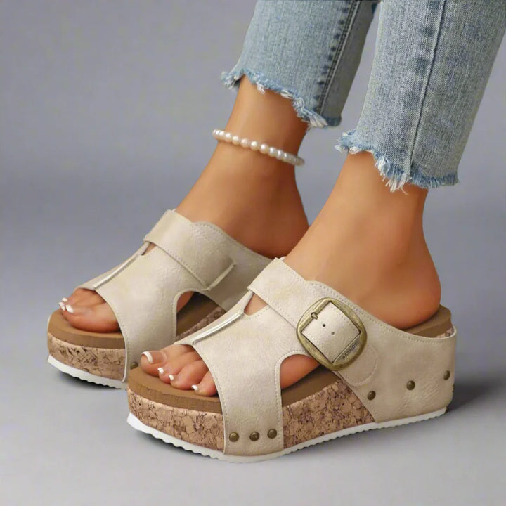 SIENNA HAVEN BUCKLE SANDALS