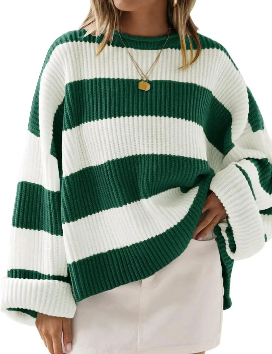 Adeline | Stripe Knitted Sweater Women