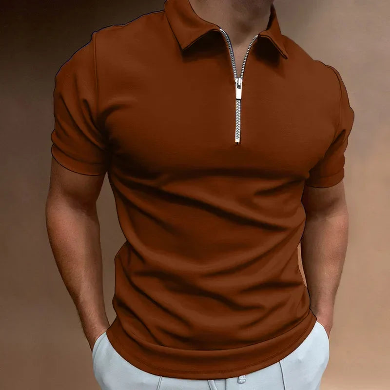 Vlad | Classic Zip Polo Shirt 2+1 Free