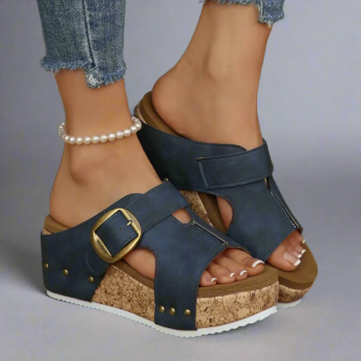 SIENNA HAVEN BUCKLE SANDALS