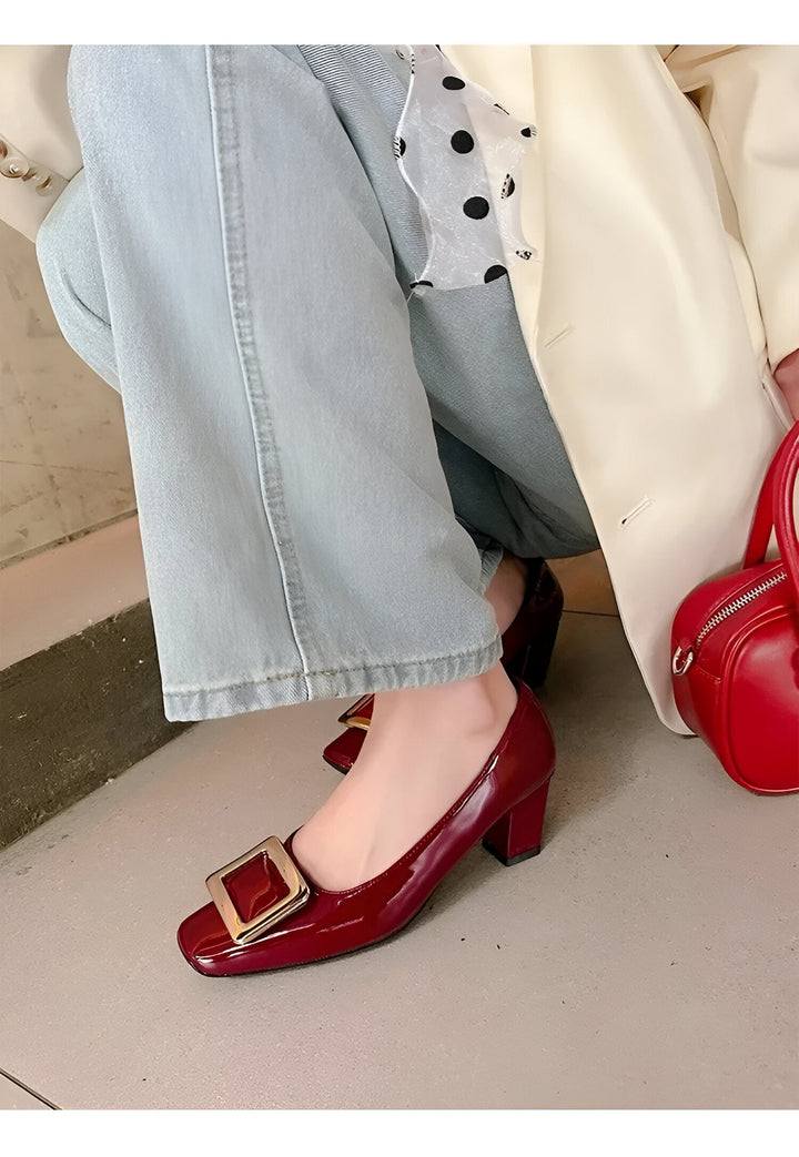 Capucine – Metallic Heeled Shoes