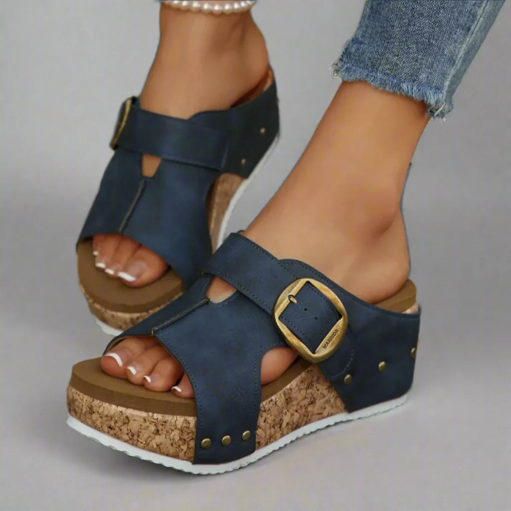 SIENNA HAVEN BUCKLE SANDALS