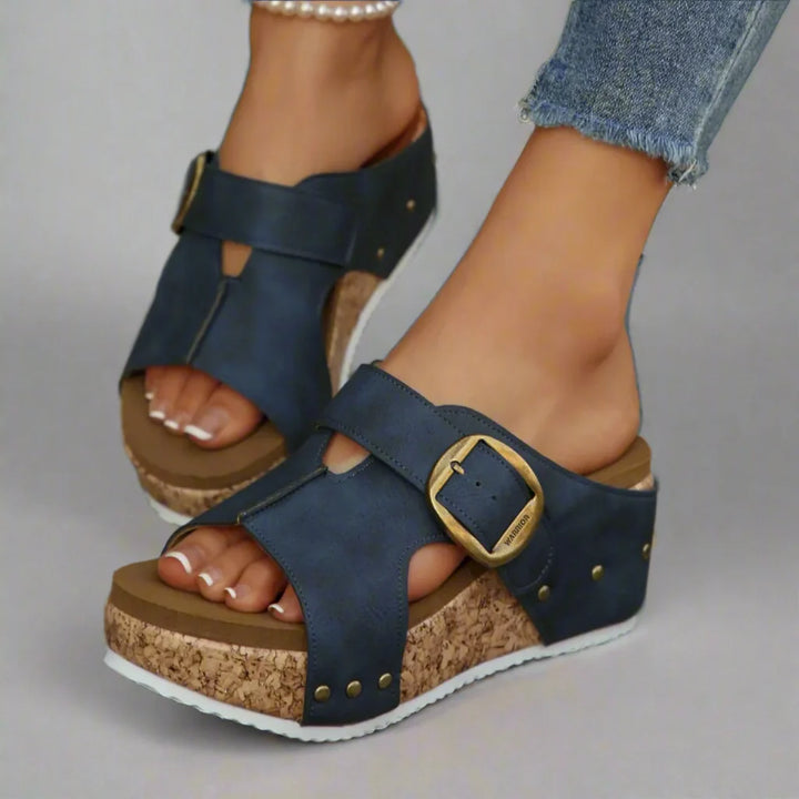 SIENNA HAVEN BUCKLE SANDALS