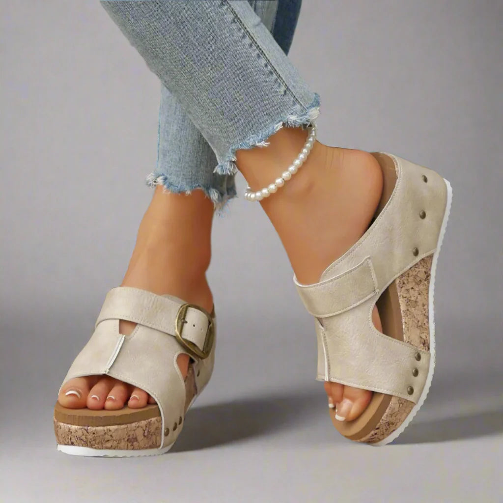 SIENNA HAVEN BUCKLE SANDALS