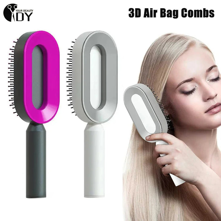Ivory Saige | Self-Cleaning Hair Brush