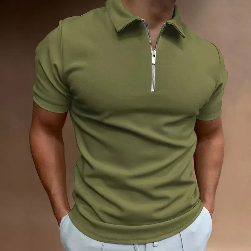 Vlad | Classic Zip Polo Shirt 2+1 Free