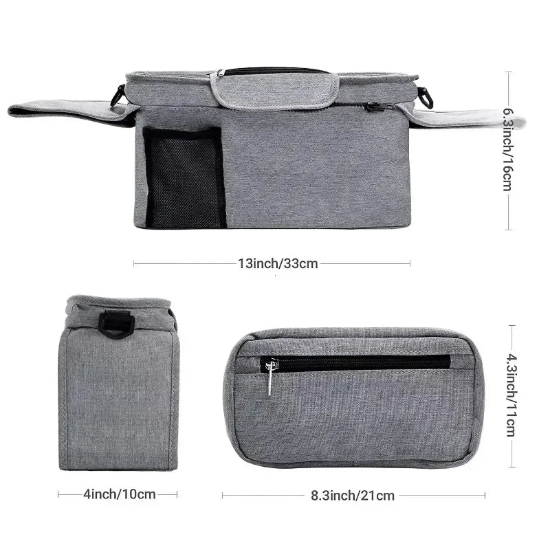 Universal stroller organizer