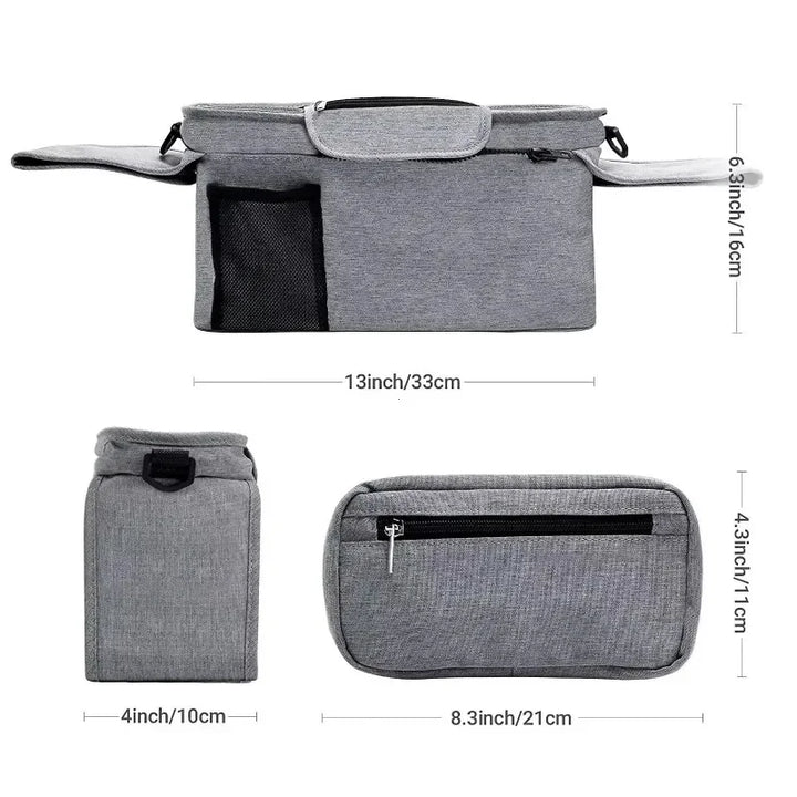 Universal stroller organizer