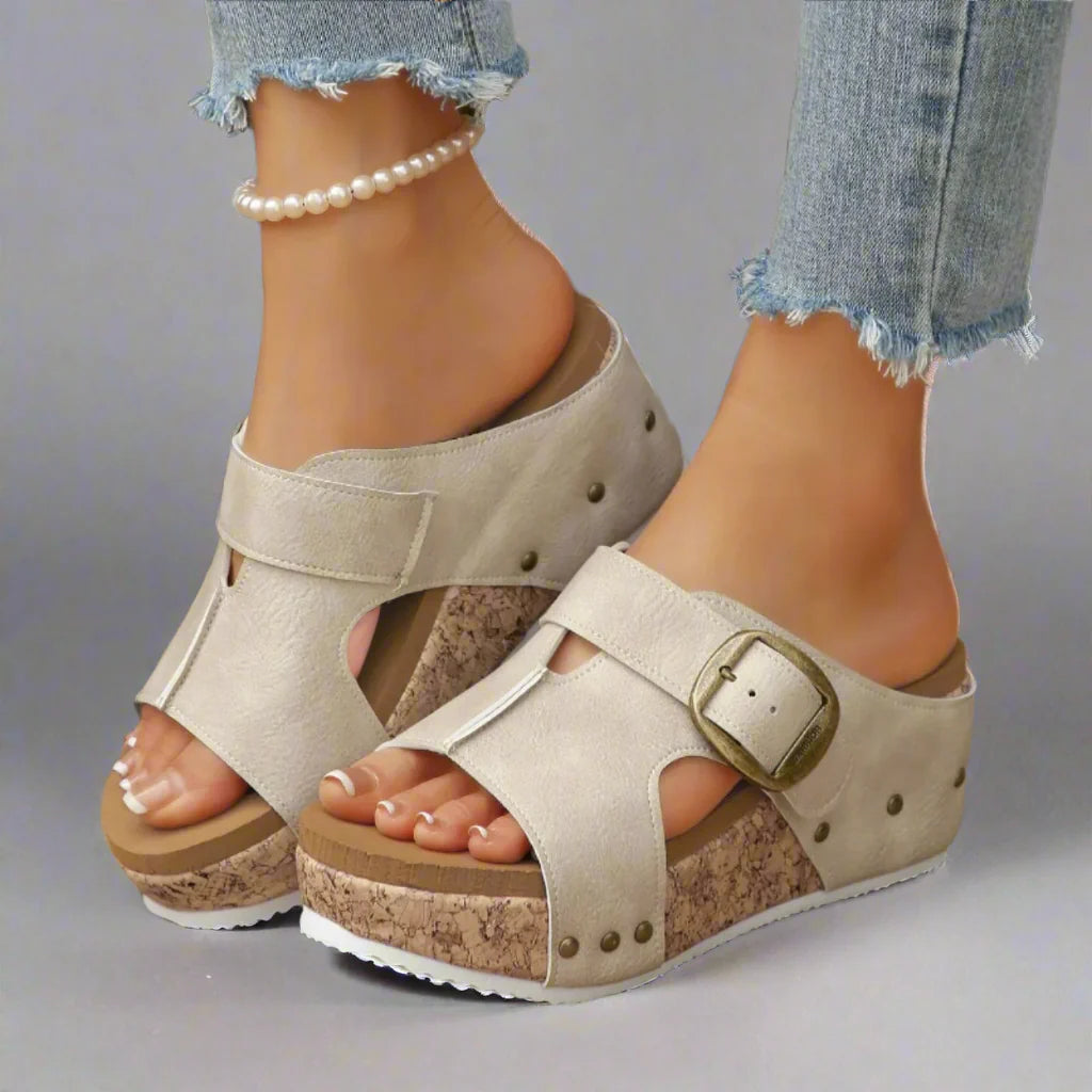 SIENNA HAVEN BUCKLE SANDALS