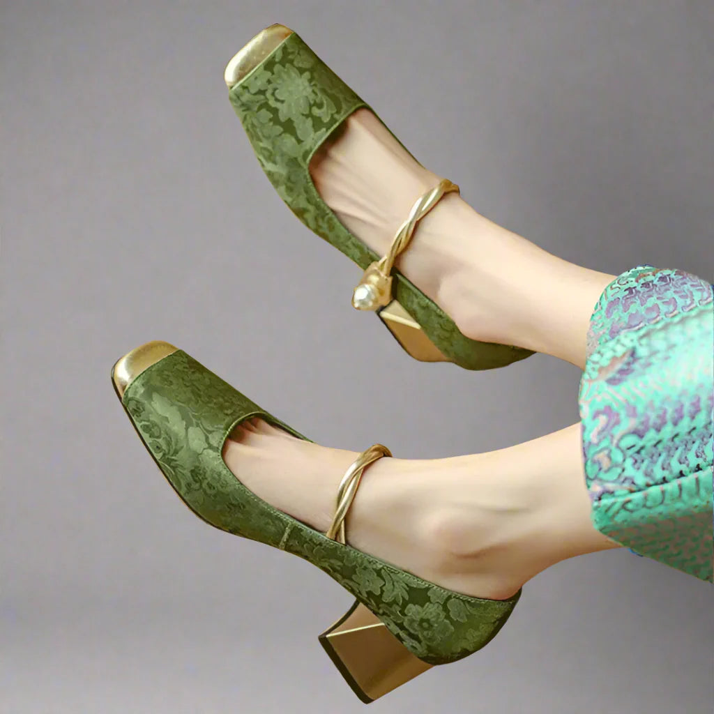 FLORENTINA VINTAGE BLOCK HEELS