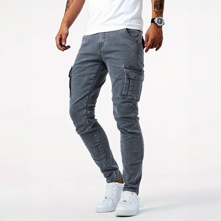 Mihai | Cargo Stretch Jeans