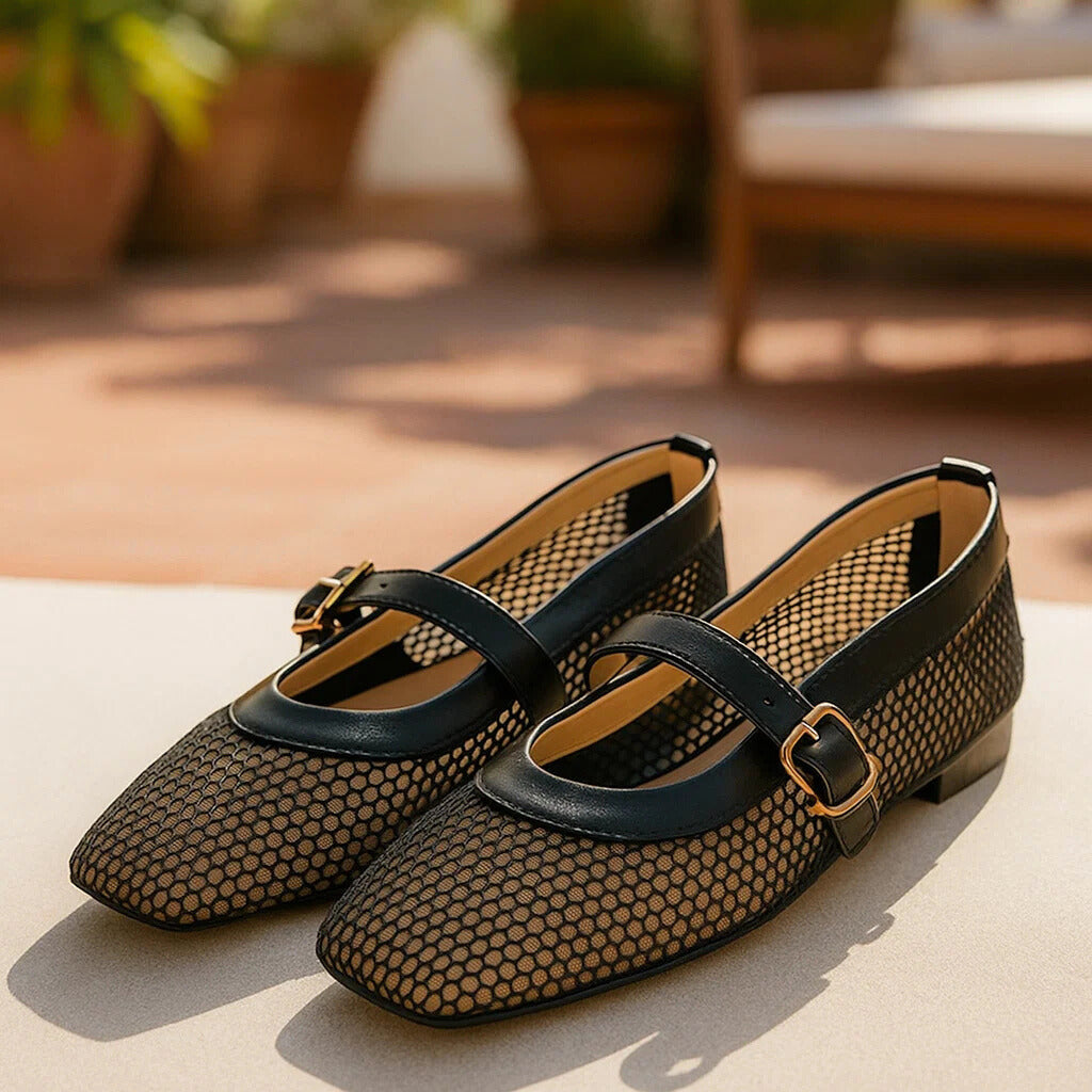 AVELINA MESH FLATS