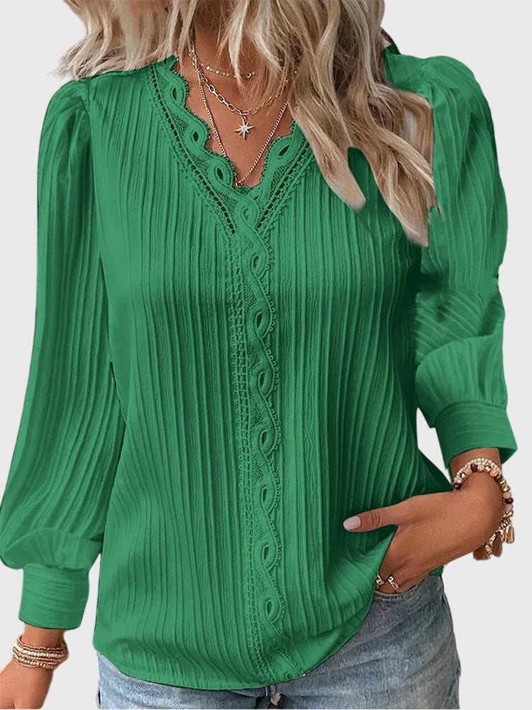 Andrea™ | Elegant Pullover Blouse