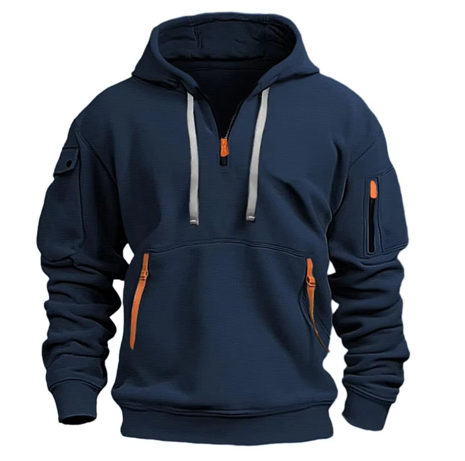 Men's Hooded Sweatshirt - Style and Comfort