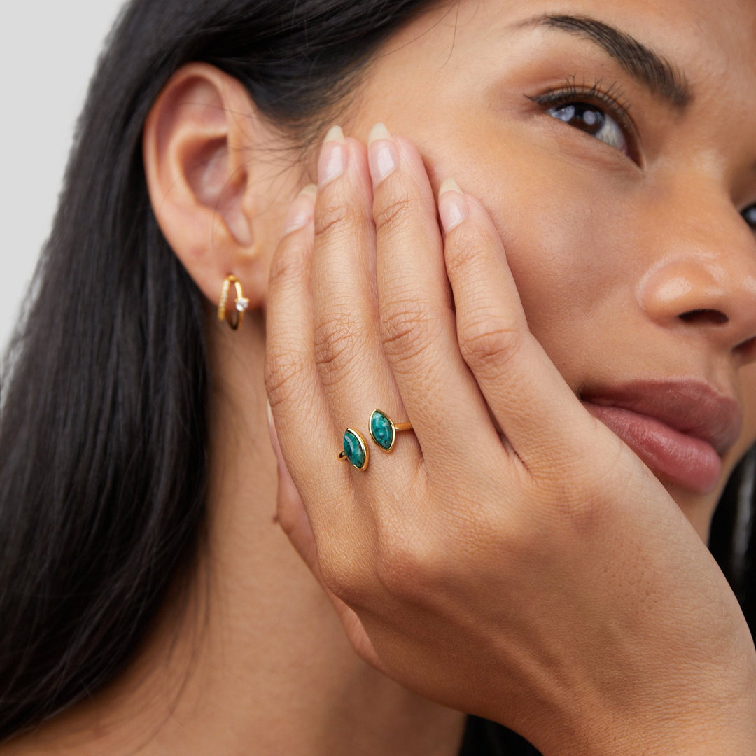 Luxe - Green Wrap Ring